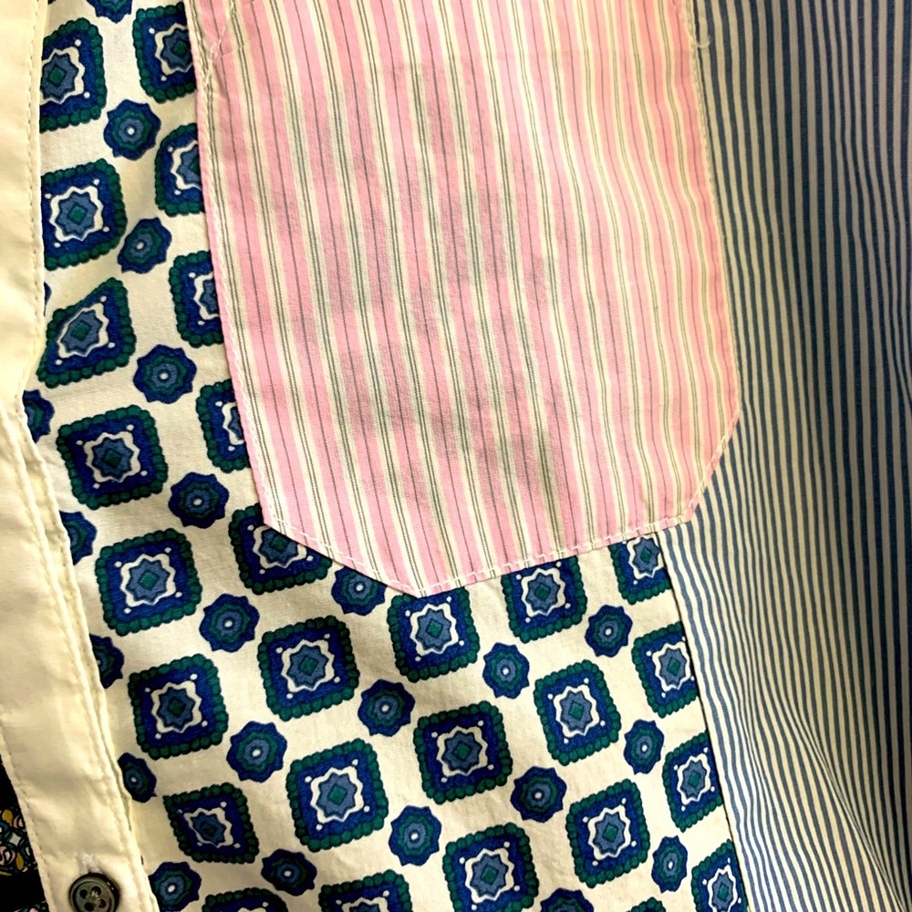 Anthropologie HD in Paris Mixed print top blouse_4